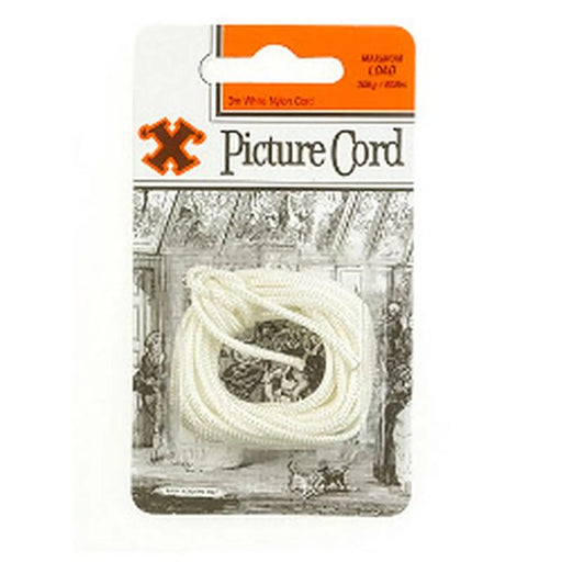 Stax X Picture Cord - White Nylon (Blister Pack)