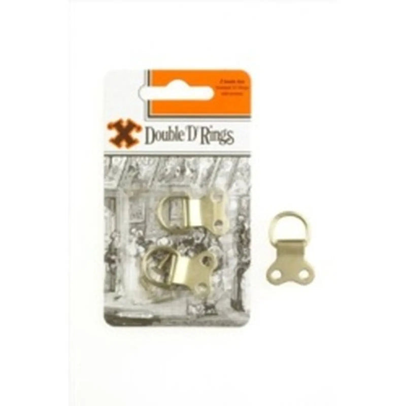 Stax Challenge "X" Brand Double D Rings Brass Pack 2