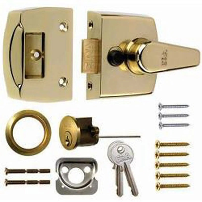 Era Replacement Front Door Lock 40mm Finish: Polished Chrome Body - Chrome Cylinder