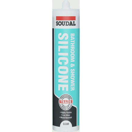 Soudal Bathroom & Shower Silicone 300ml Clear
