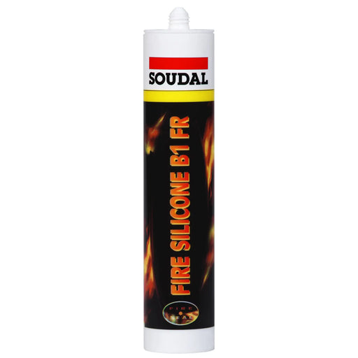Soudal Fire Silicone B1 310ml Cartridge White