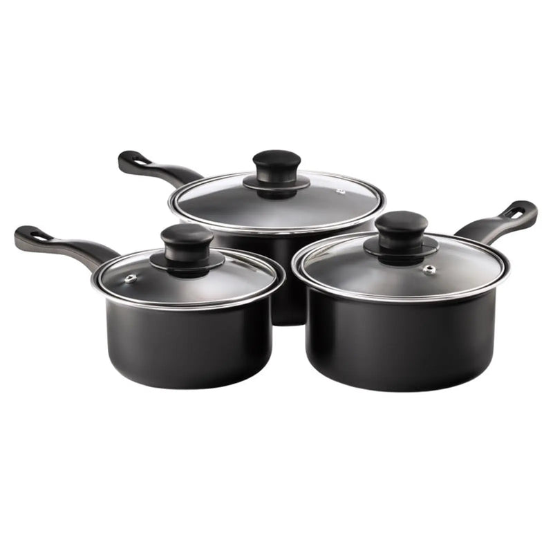 Mtk Housewares Non-Stick Sauce Pan Set 3 Piece