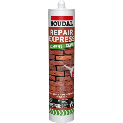 Soudal Repair Express Cement 290ml Red Brick