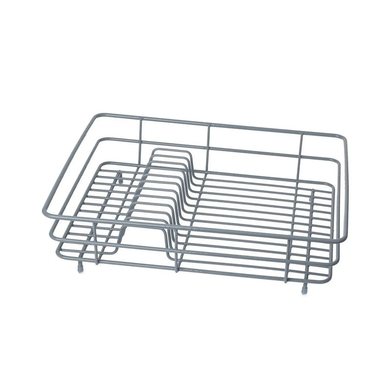 Casa & Casa Large Wire Coated Dish Rack Grey