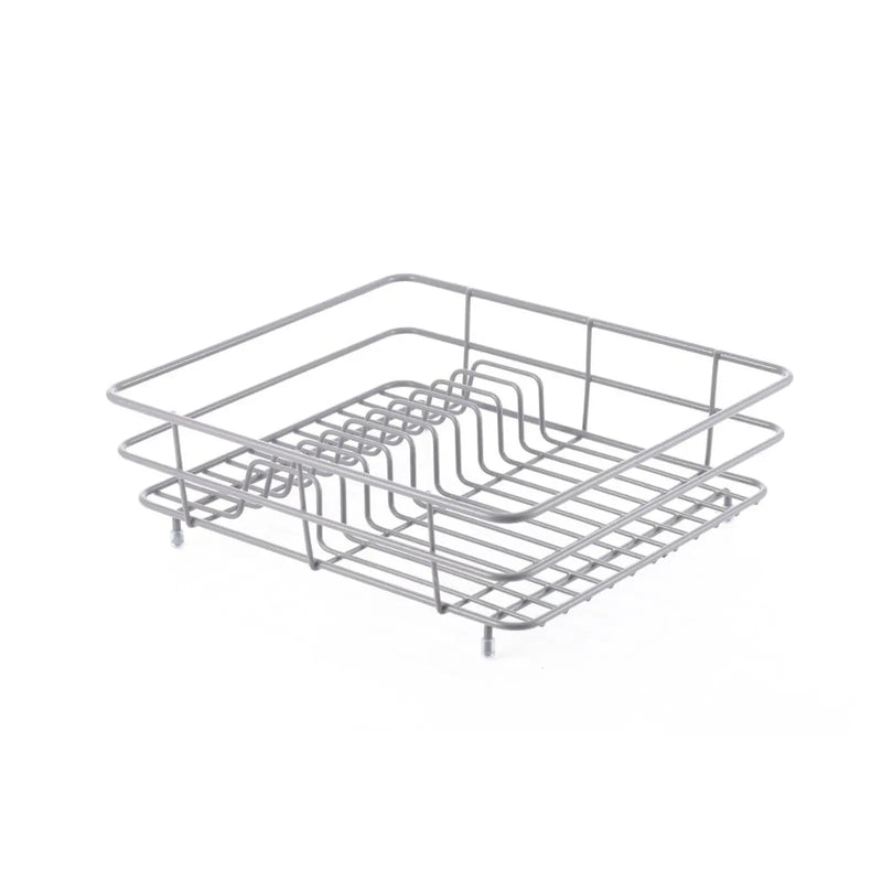 Casa & Casa Small Wire Coated Dish Rack Grey
