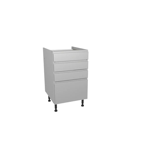Gower Rapide+ Capri Grey 4 Drawer Unit 500mm