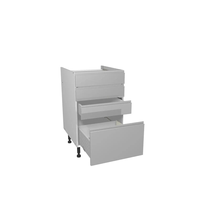 Gower Rapide+ Capri Grey 4 Drawer Unit 500mm