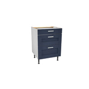 Gower Rapide+ Verona Navy 3 Drawer Base Unit 600mm