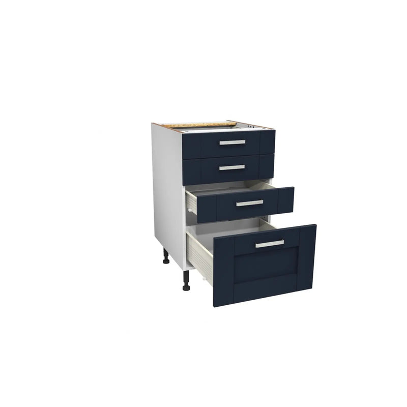 Gower Rapide+ Verona Navy 4 Drawer Base Unit 500mm