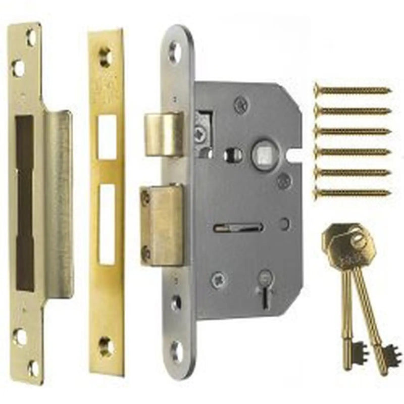 Era Viscount Mortice Sashlock Brass 63mm