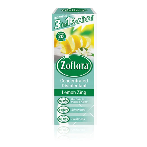 Zoflora Disinfectant 500ml Lemon Zing