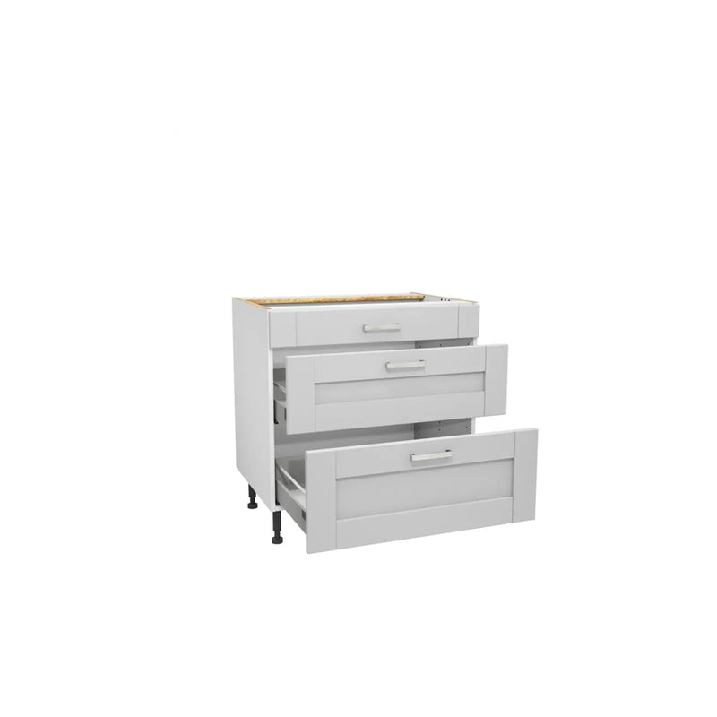 Gower Rapide+ Verona Grey 3 Drawer Pack 800mm