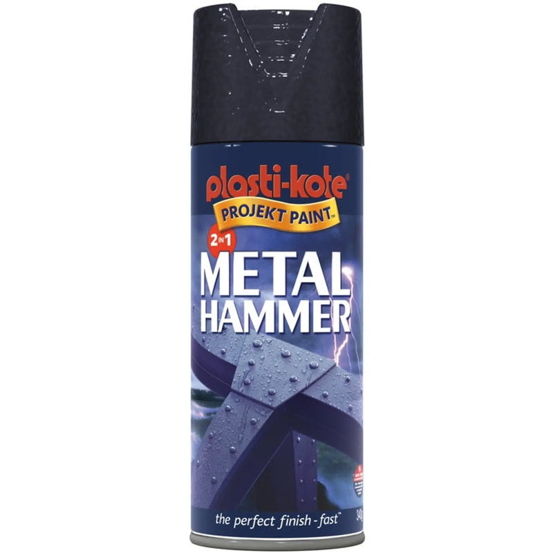PlastiKote Metal Hammer 400ml Black