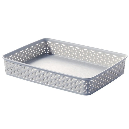 Curver Rattan A4 Tray Grey