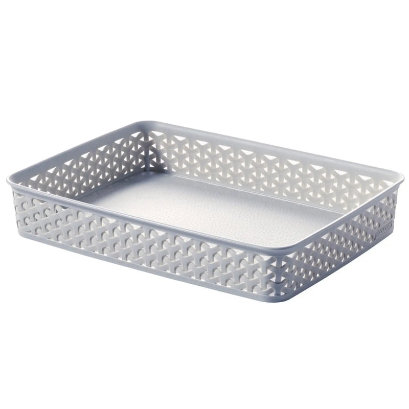 Curver Rattan A4 Tray Grey