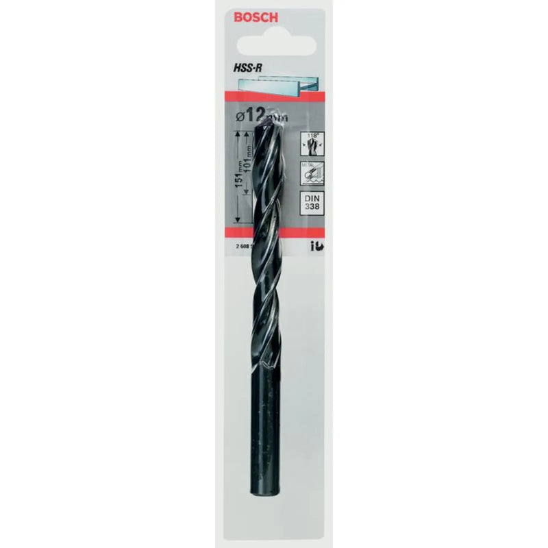 Bosch HSS Twist Point TEQ Drill Bit 12mm