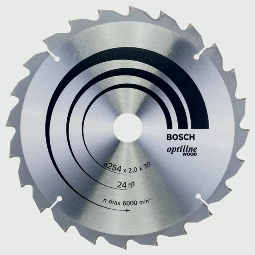 Bosch Wood Circular Saw Blade 24T 254 x 30mm