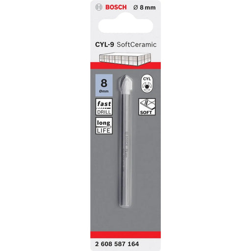Bosch Glass & Tile Drill Bit 8.0 x 80