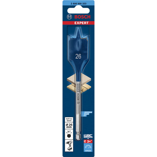 Bosch Selfcut Speed Flat Drill Bit Hex 26 x 152
