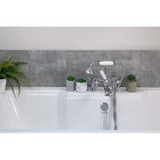 d-c-fix® Self Adhesive Wall Tiles 6 Piece 0.53sq Solid Concrete