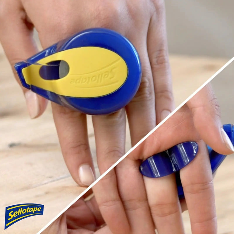 Sellotape On Hand Dispenser Including 18mm x 15m Roll