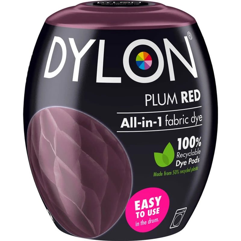 Dylon All in 1 Fabric Dye Plum Red