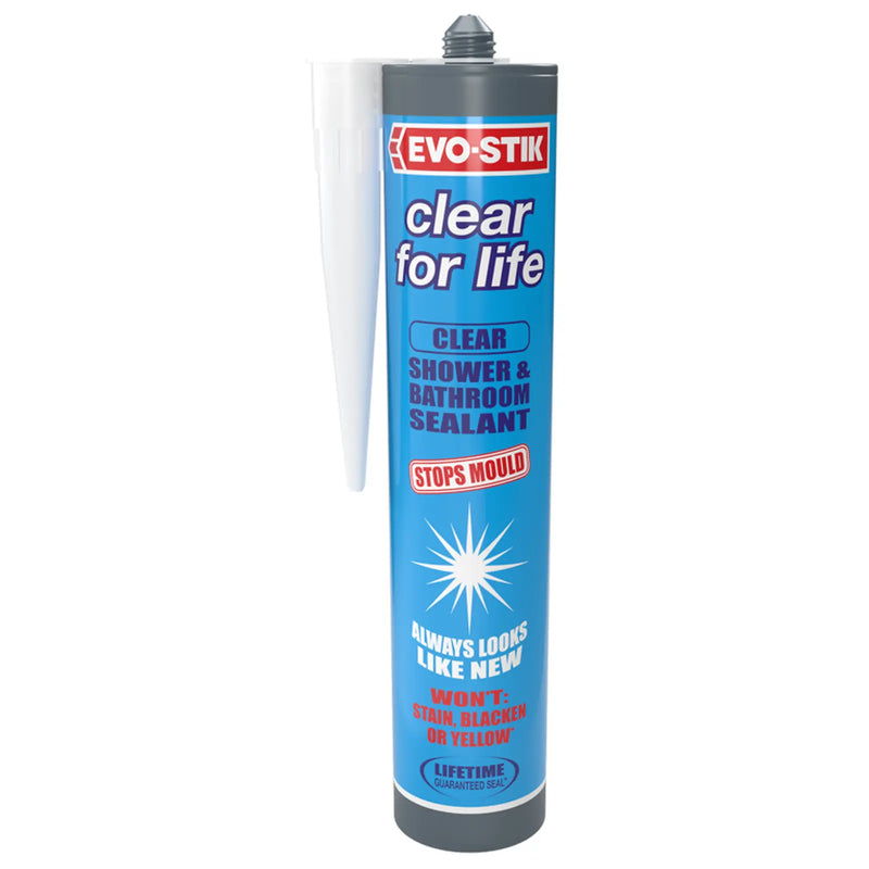 Evo-Stik Clear for Life Kitchen & Bathroom Sealant C20