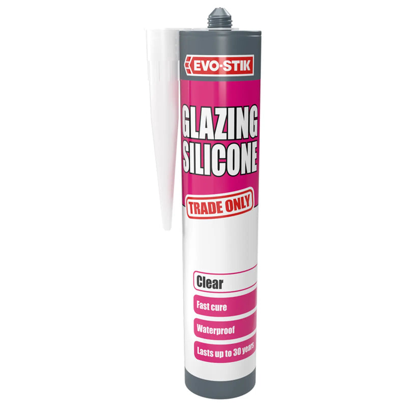 Evo-Stik Glazing Silicone Clear