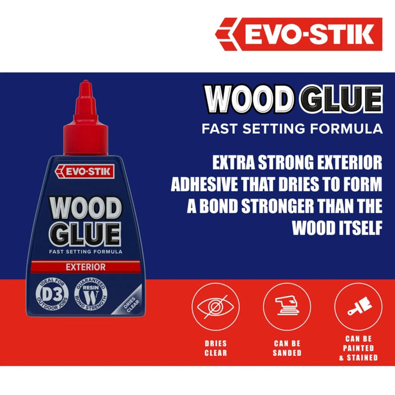 Evo-Stik Resin W Weatherproof Wood Adhesive (Exterior) 125ml
