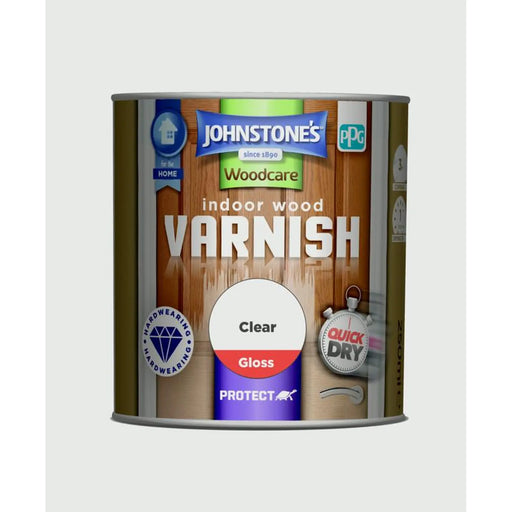 Johnstone's Indoor Wood Varnish - Clear Gloss 250ml