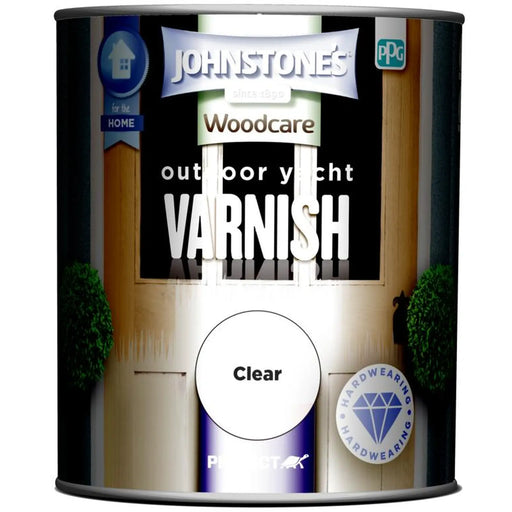 Johnstone's Outdoor Yacht Varnish Gloss 750ml Clear Gloss