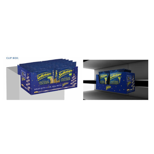 Sellotape Clip Box