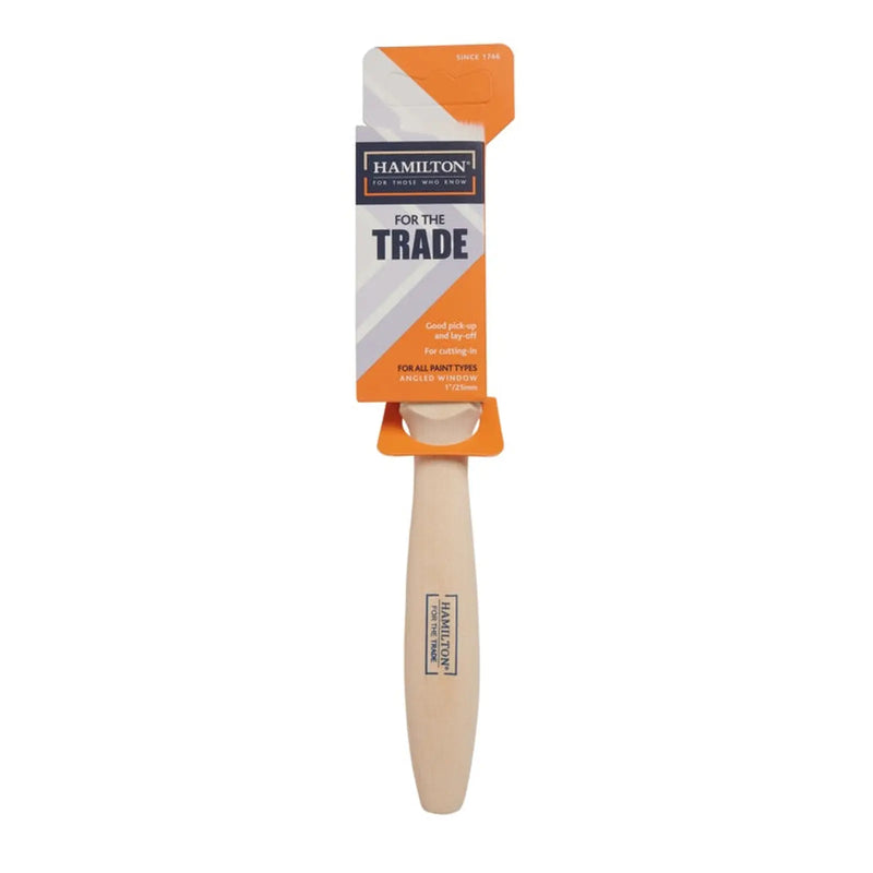 Hamilton For The Trade Angled Window Brush 1"