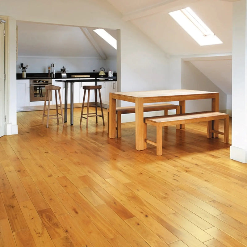 Ronseal Diamond Hard Coloured Floor Varnish 2.5L Medium Oak