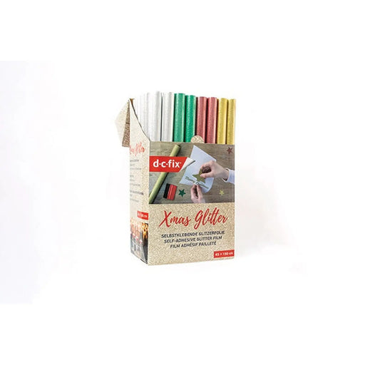 d-c-fix® Christmas Glitter Display Box 45cm x 1.5m 40 Rolls