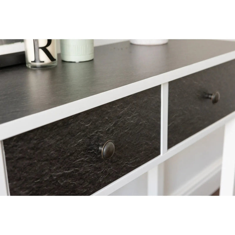 d-c-fix® Steine Black Slate Matt Self Adhesive Film 2.1m x 900mm