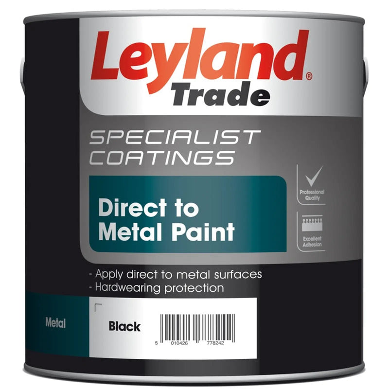 Leyland Trade Direct To Metal Paint 2.5L Black