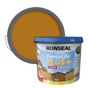 Ronseal Fence Life Plus 9L Harvest Gold