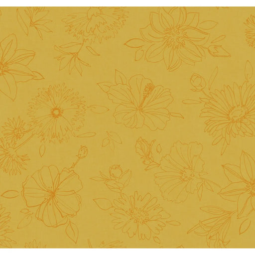 d-c-fix® Manhattan Tablecloth - Palmas Yellow 20m Roll x 140cm