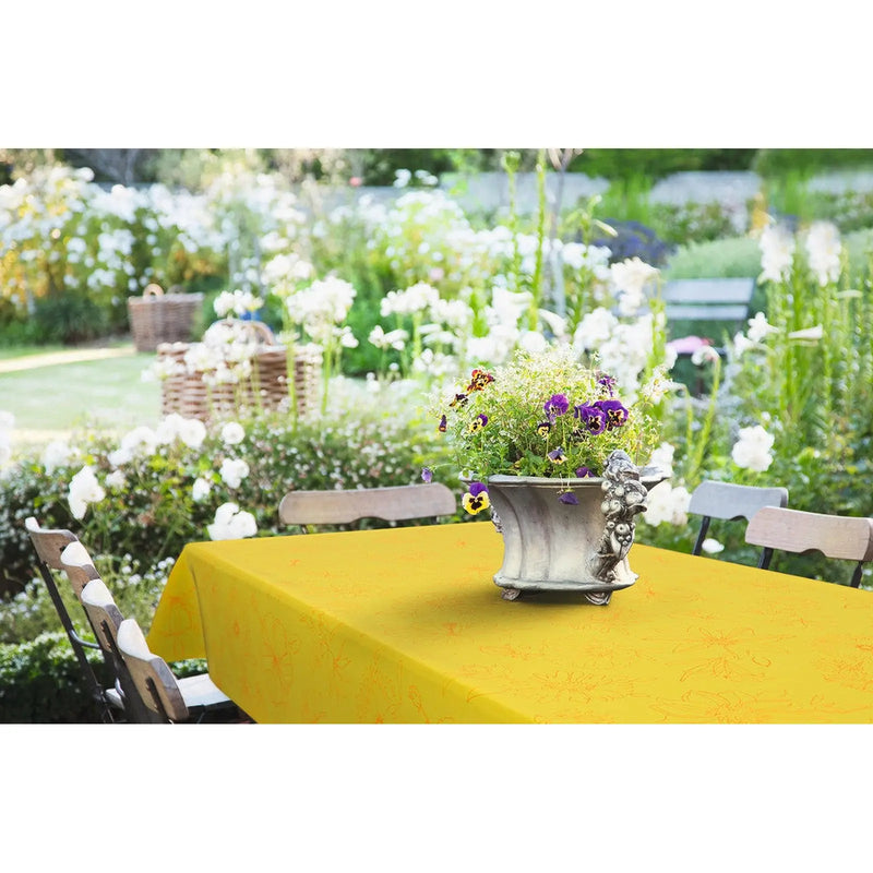 d-c-fix® Manhattan Tablecloth - Palmas Yellow 20m Roll x 140cm