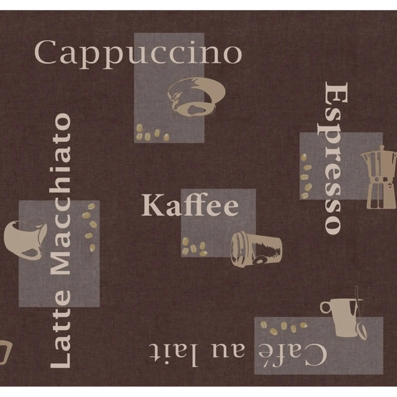 d-c-fix® Manhattan Tablecloth - Cappuccino Chocolate 20m Roll x 140cm