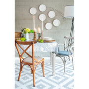 d-c-fix® Manhattan Tablecloth - Visbi Blue 20m Roll x 140cm