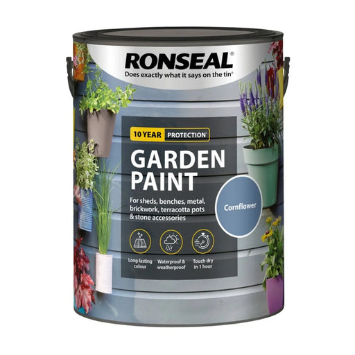 Ronseal Garden Paint 5L Cornflower