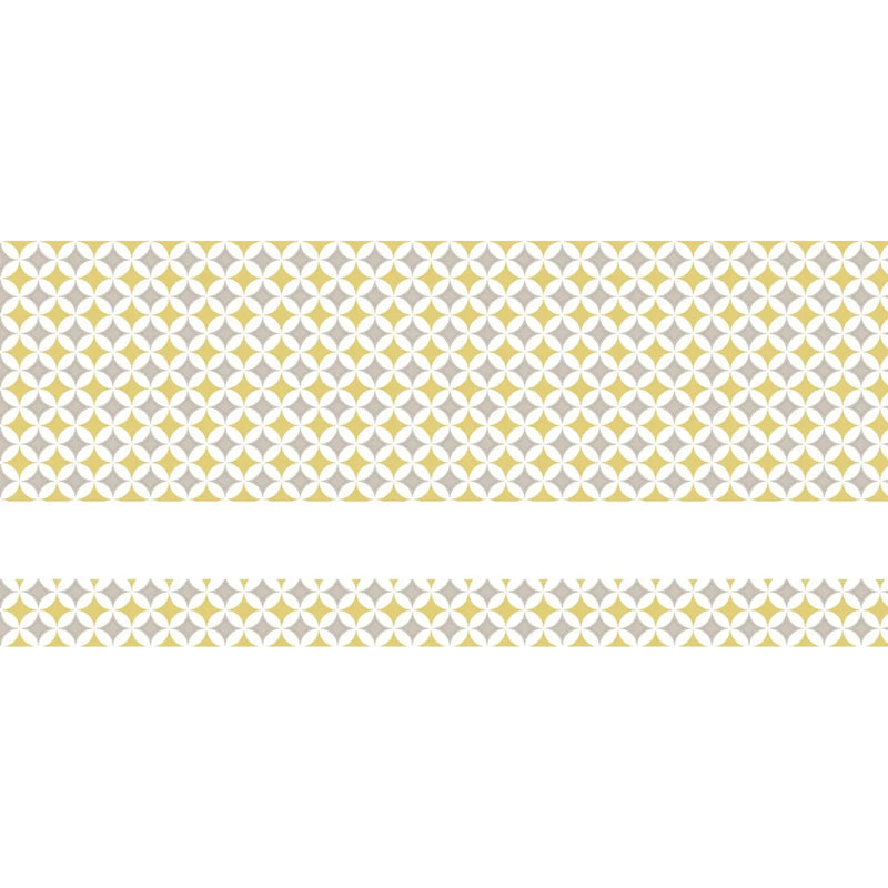 d-c-fix® Monte Carlo Tablecloth - Amera Grey & Yellow 20m Roll x 140cm