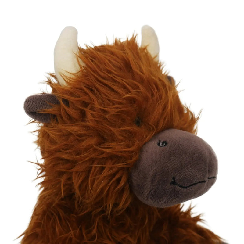 ROSEWOOD Tough Rope Core Cow Dog Toy