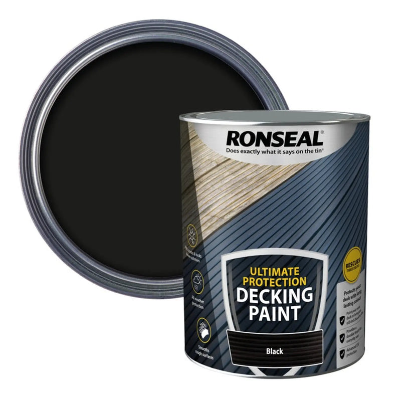 Ronseal Ultimate Protection Decking Paint 5L Black