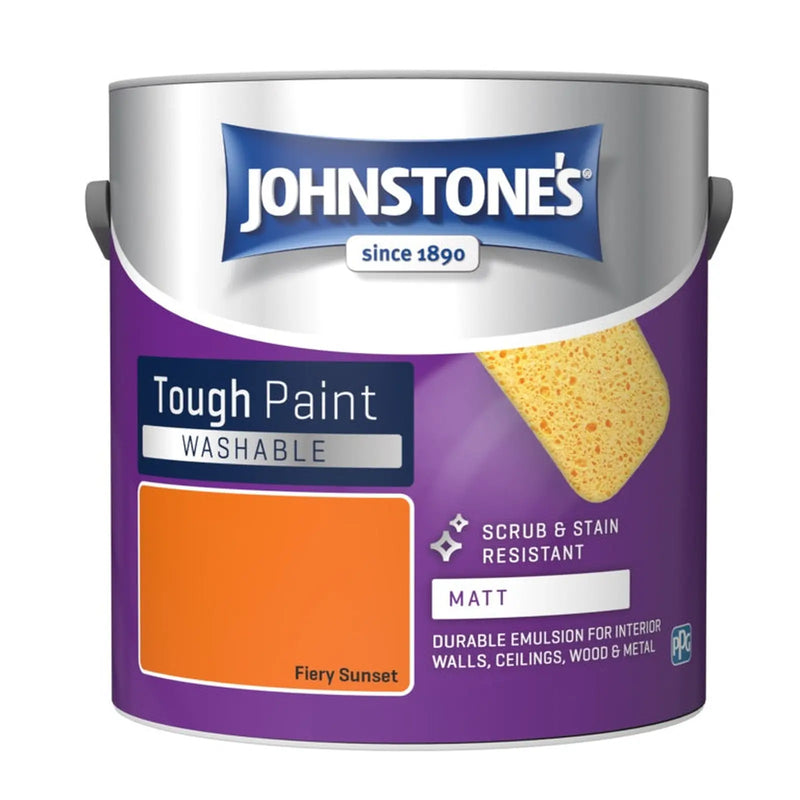 Johnstone's Washable Matt 2.5L Fiery Sunset