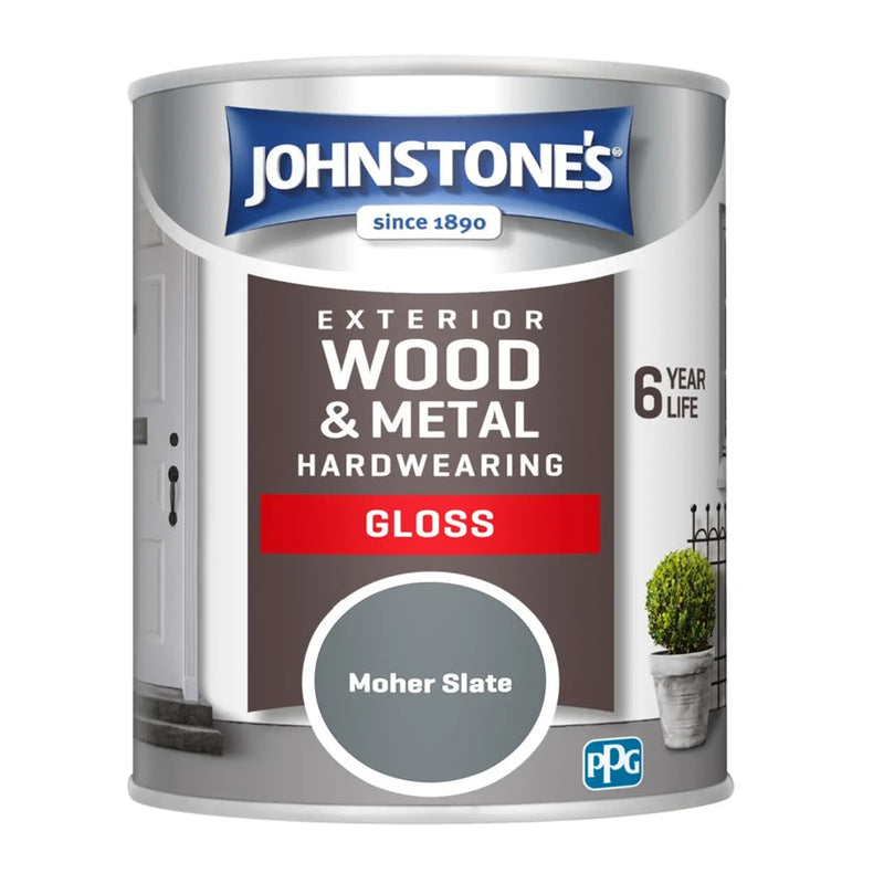 Johnstone's Exterior Hardwearing Gloss 750ml Moher Slate