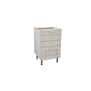 Gower Rapide Verona Pebble 4 Drawer Unit 500mm