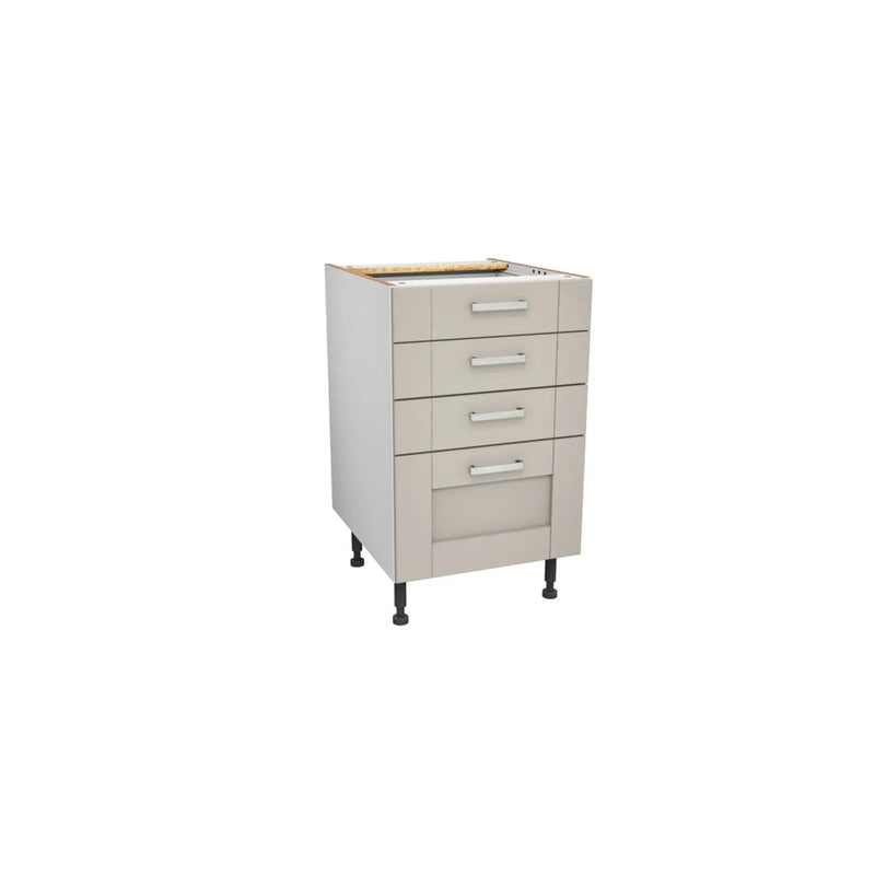 Gower Rapide Verona Pebble 4 Drawer Unit 500mm